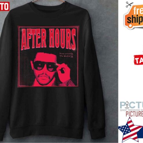 After Hours Red The Weeknd Sweater