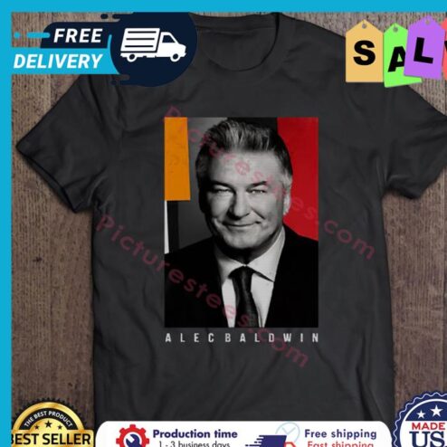 Alec Baldwin Portrait Rust Movie shirt