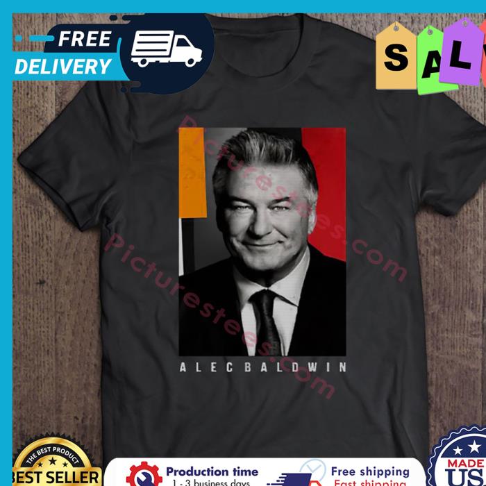 Alec Baldwin Portrait Rust Movie shirt