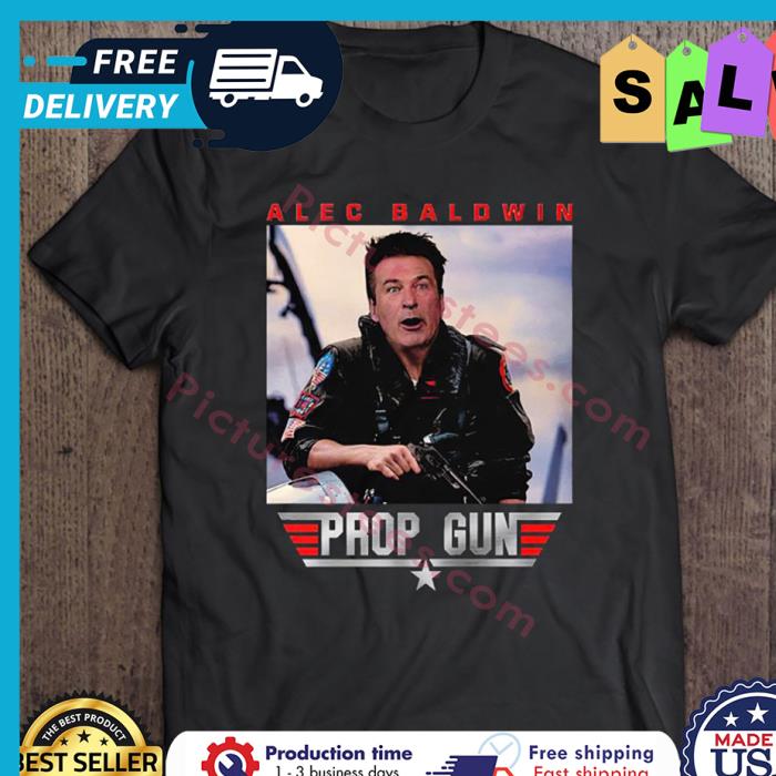 Alec Baldwin Top Gun Prop Gun shirt