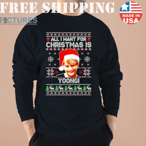 All I Want For Christmas Yoongi Ugly Shirt