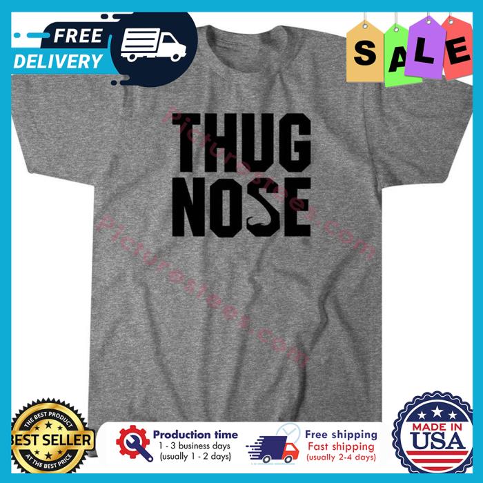 Ariel Helwani thug nose shirt