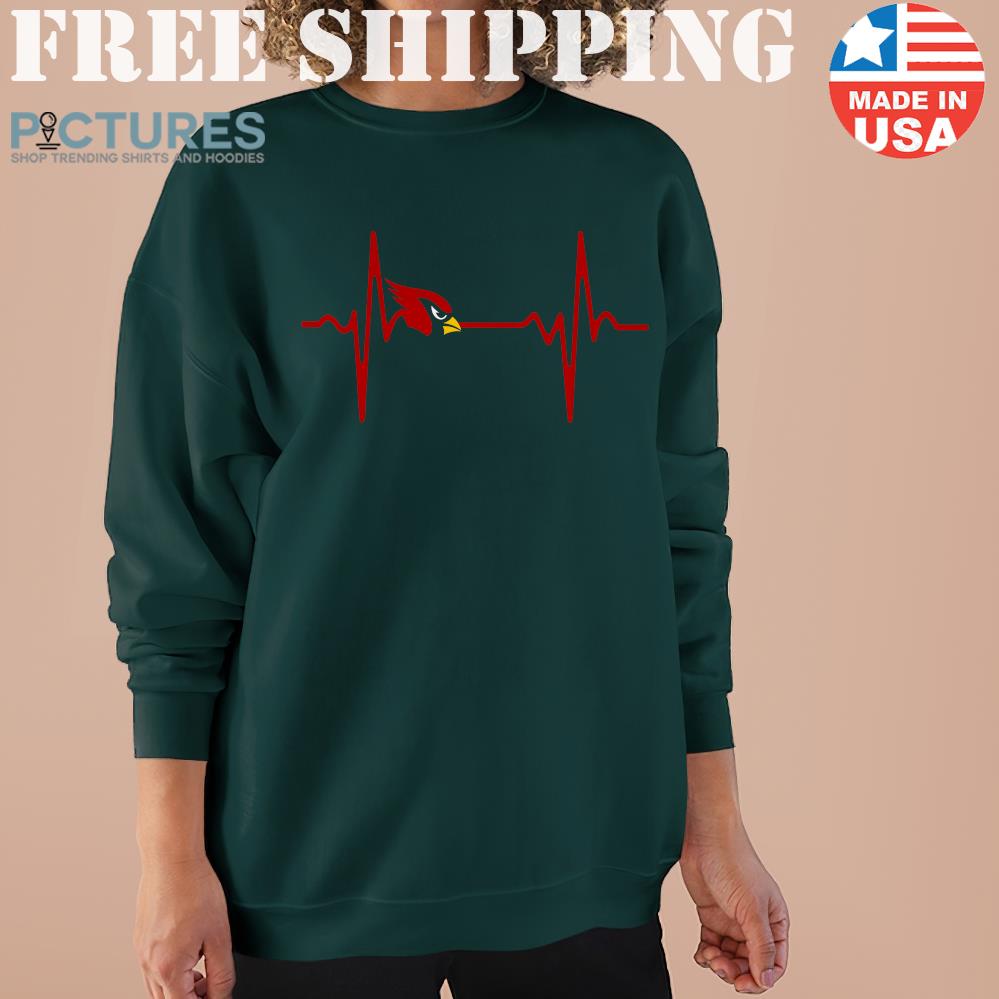 Arizona Cardinals Heartbeat American Football Team Sweater