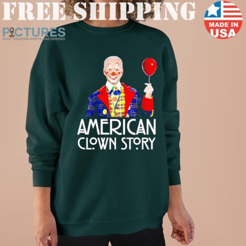 Biden American Clown Horror Story Sweater