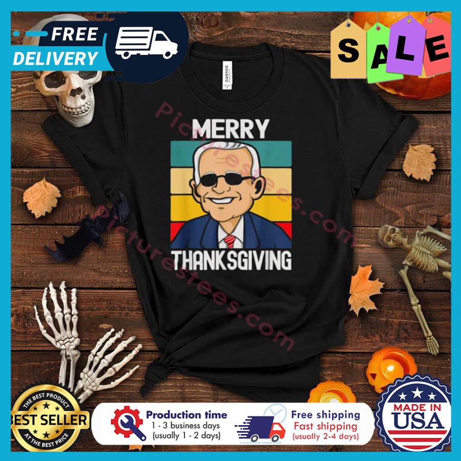 Biden merry thanksgiving retro vintage shirt