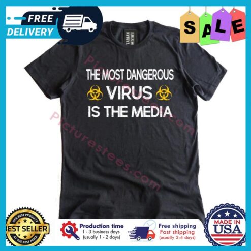 Biohazard the most dangerous virus is the media shirt