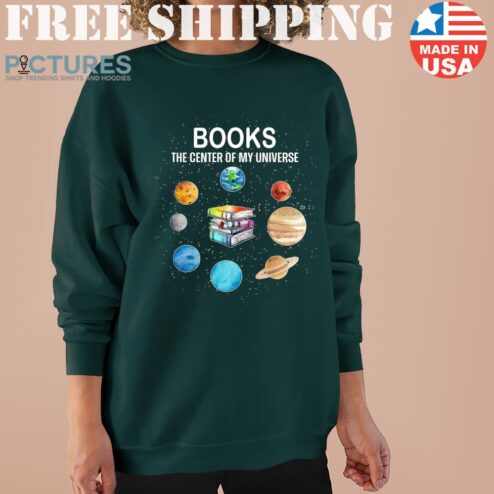 Books the center of my universe Sweater