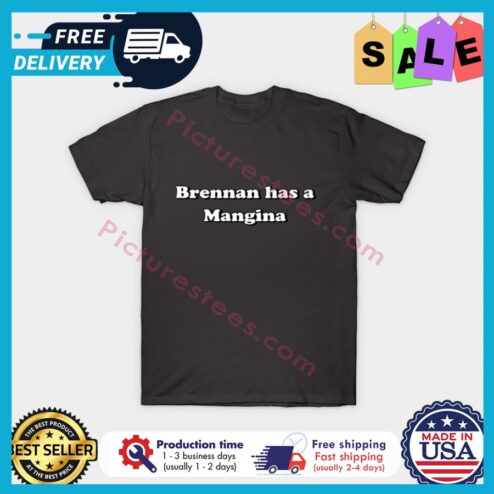 Brennan has a maniga shirt