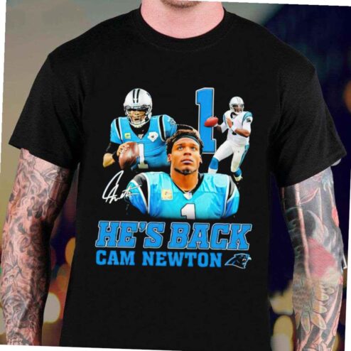 Cam Newton Carolina Panthers Carolina Panthers Signature T-shirt