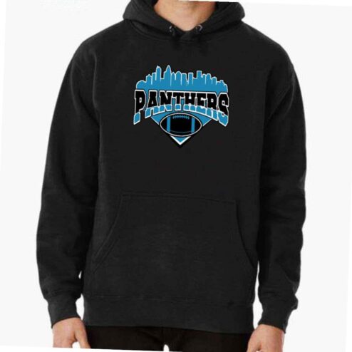 Carolina Panthers Football Skyline T-shirt