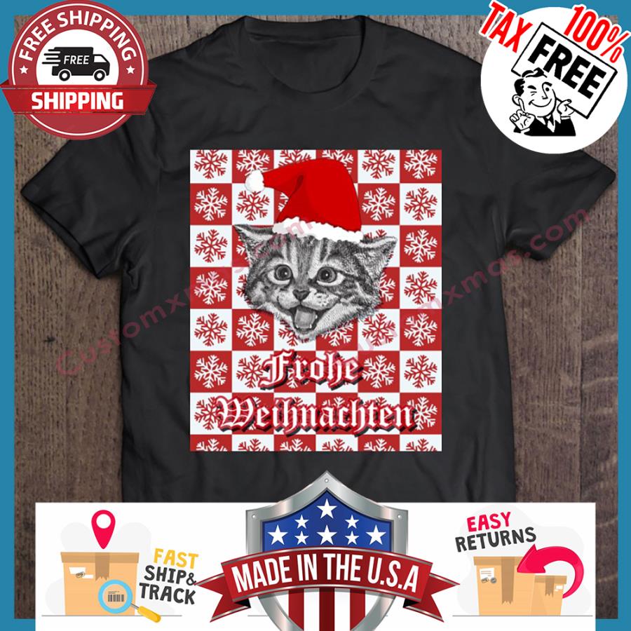 Christmas Cat Sweater Feliz Navidad Cat Ugly hoodie