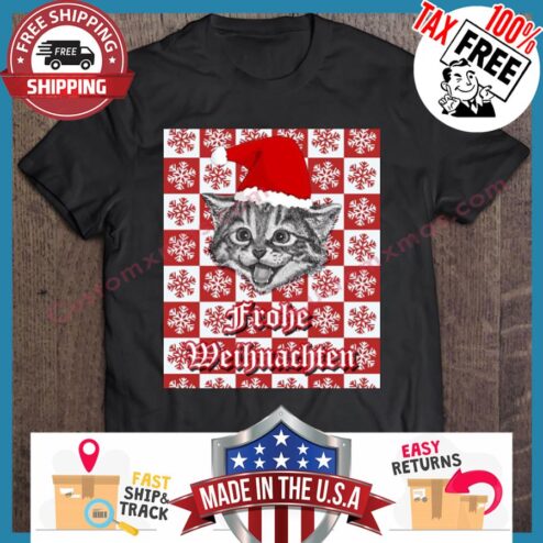 Christmas Cat Sweater Feliz Navidad Cat Ugly shirt