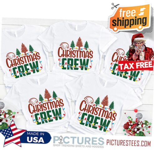 Christmas Crew Family Matching Shirts, Christmas Shirt, Christmas Tee, Christmas Family vacation tees.