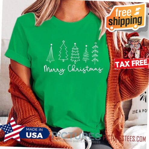 Christmas Tree Shirt, Christmas Shirt, Cute Christmas Shirt, Holiday Shirt, Women's Christmas Shirt, Christmas Shirts for Women, Gift for