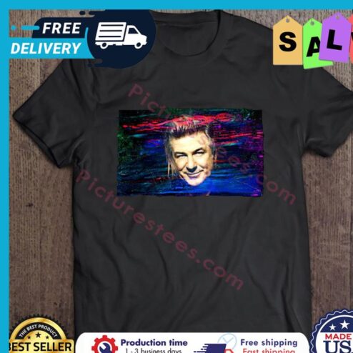 Colorful Celebrity Alec Baldwin Actors Face Smile shirt