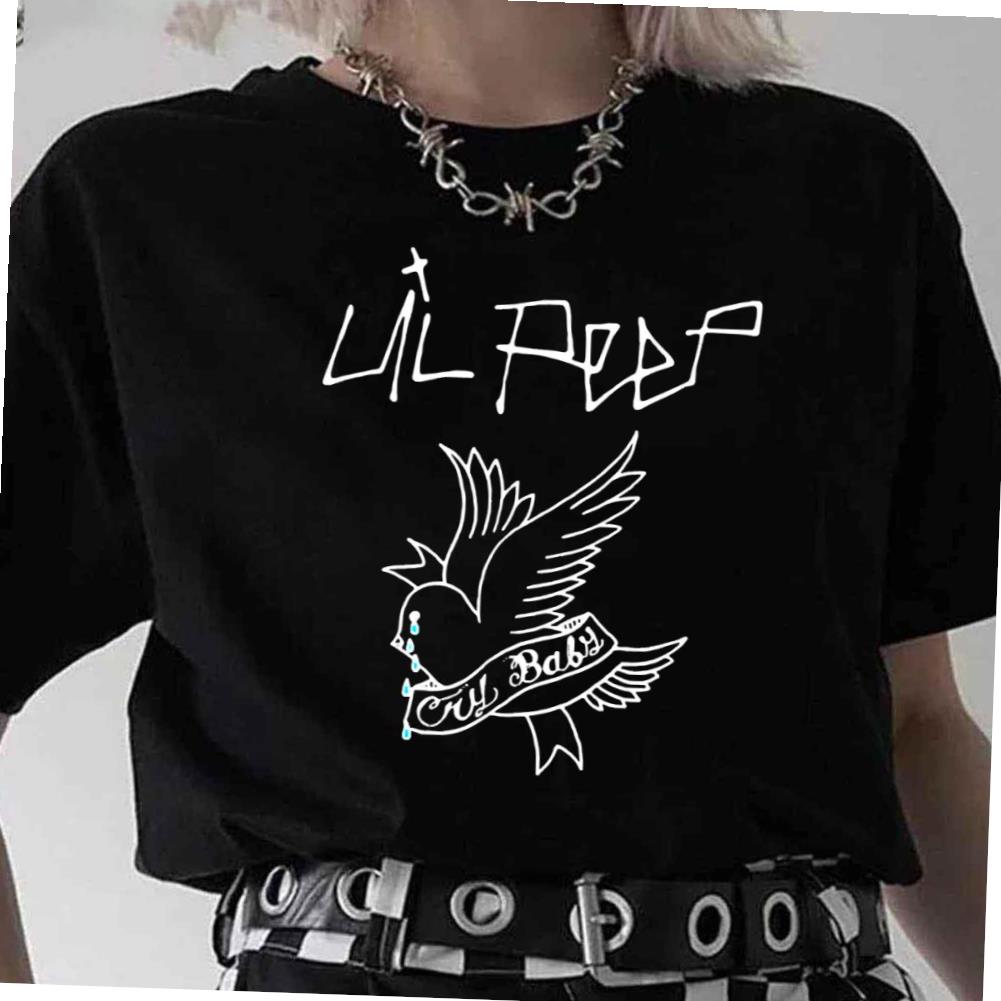 Cry Baby Hell BoyLil Peep Rapper Merch T-shirt