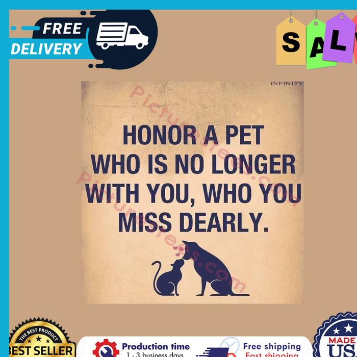 Dog and cat honor a pet who is no longer with you who you miss dearly shirt