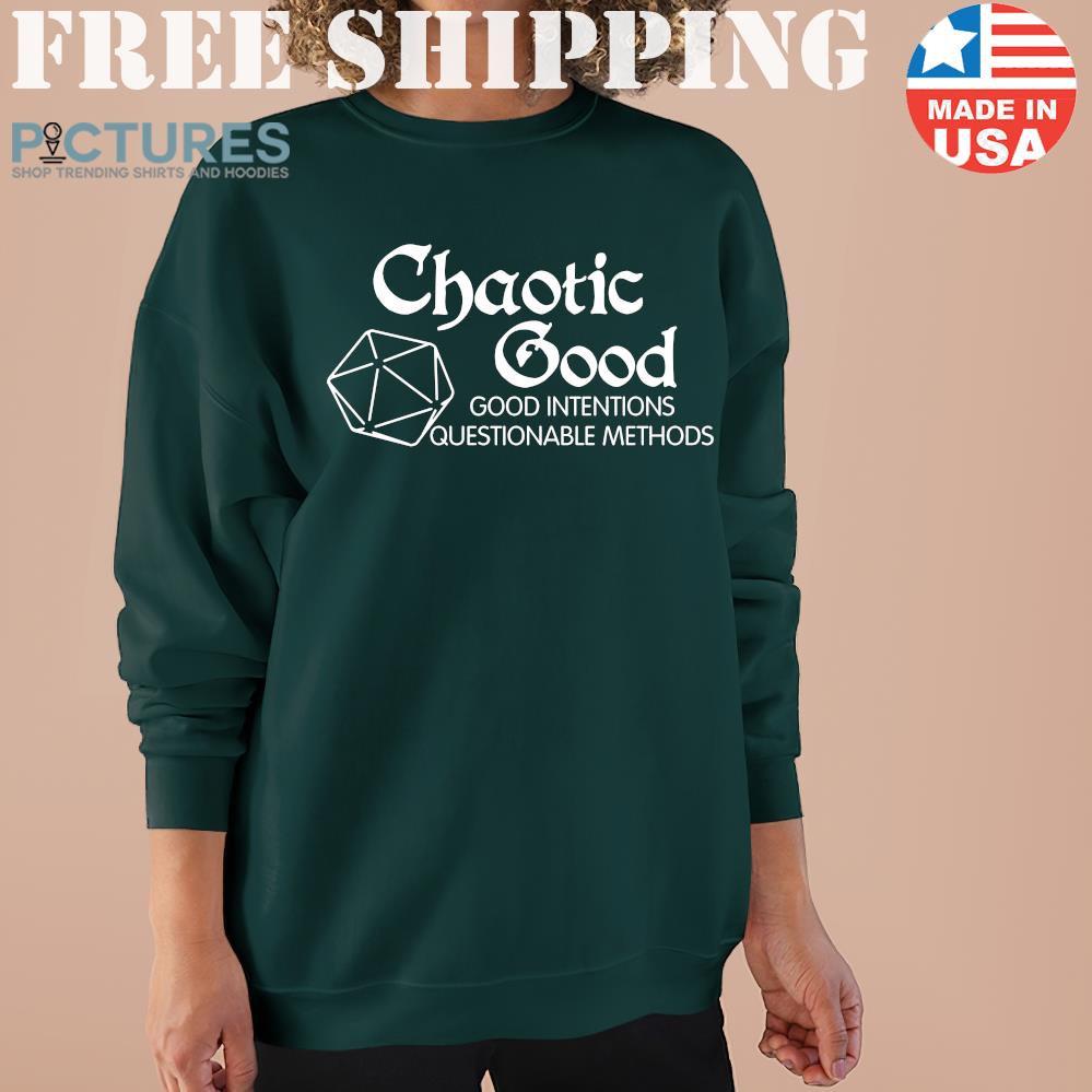 Chaotic Exhausted Funny DnD Hoodie