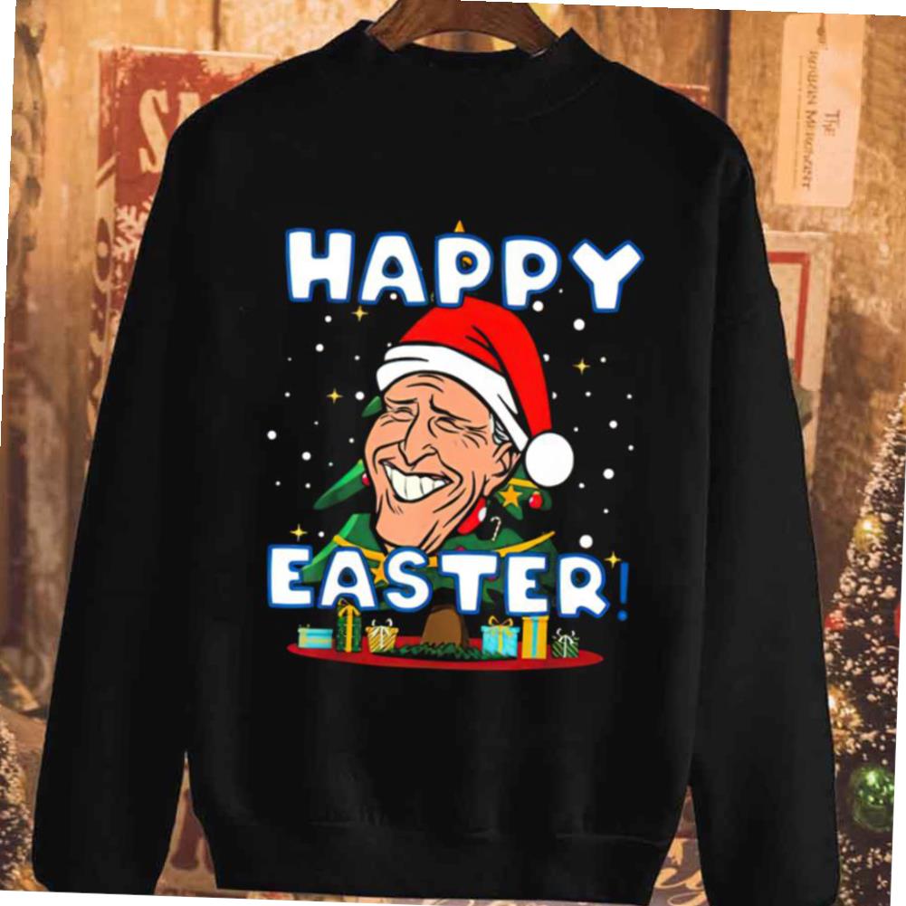 Easter Joe Biden Santa Confused X-mas Day T-shirt