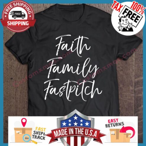 Faith Family Fastpitch shirt