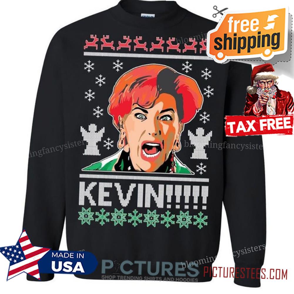 Funny Christmas Kevin Ugly pattern Sweatshirt, Funny Christmas movie fan Sweater, Matching family shirt