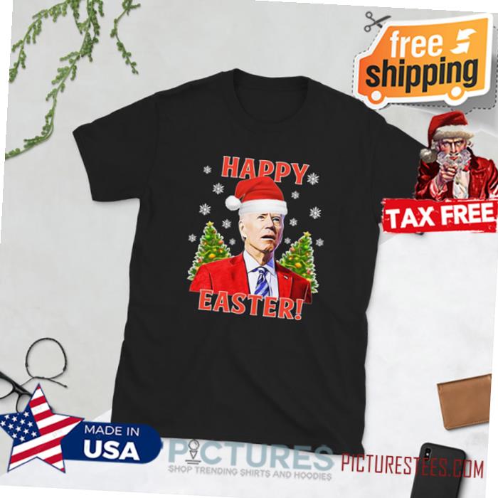Funny Joe Biden confused “Happy Easter” Christmas Sweater T-Shirt