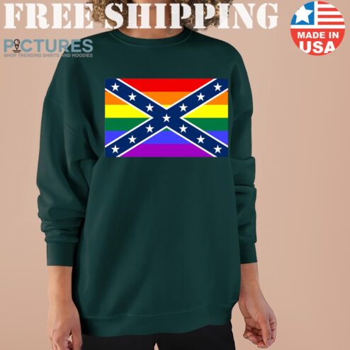 Gay Confederate Pride Flag Sweater