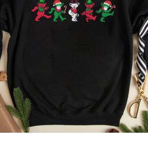 FREE shipping Christmas Grateful Dead Dancing Bears Shirt, Unisex