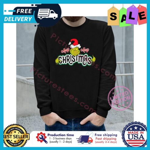Grinch merry merry christmas shirt