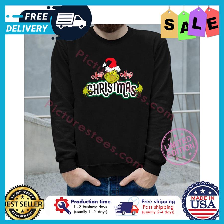 Grinch merry merry christmas shirt