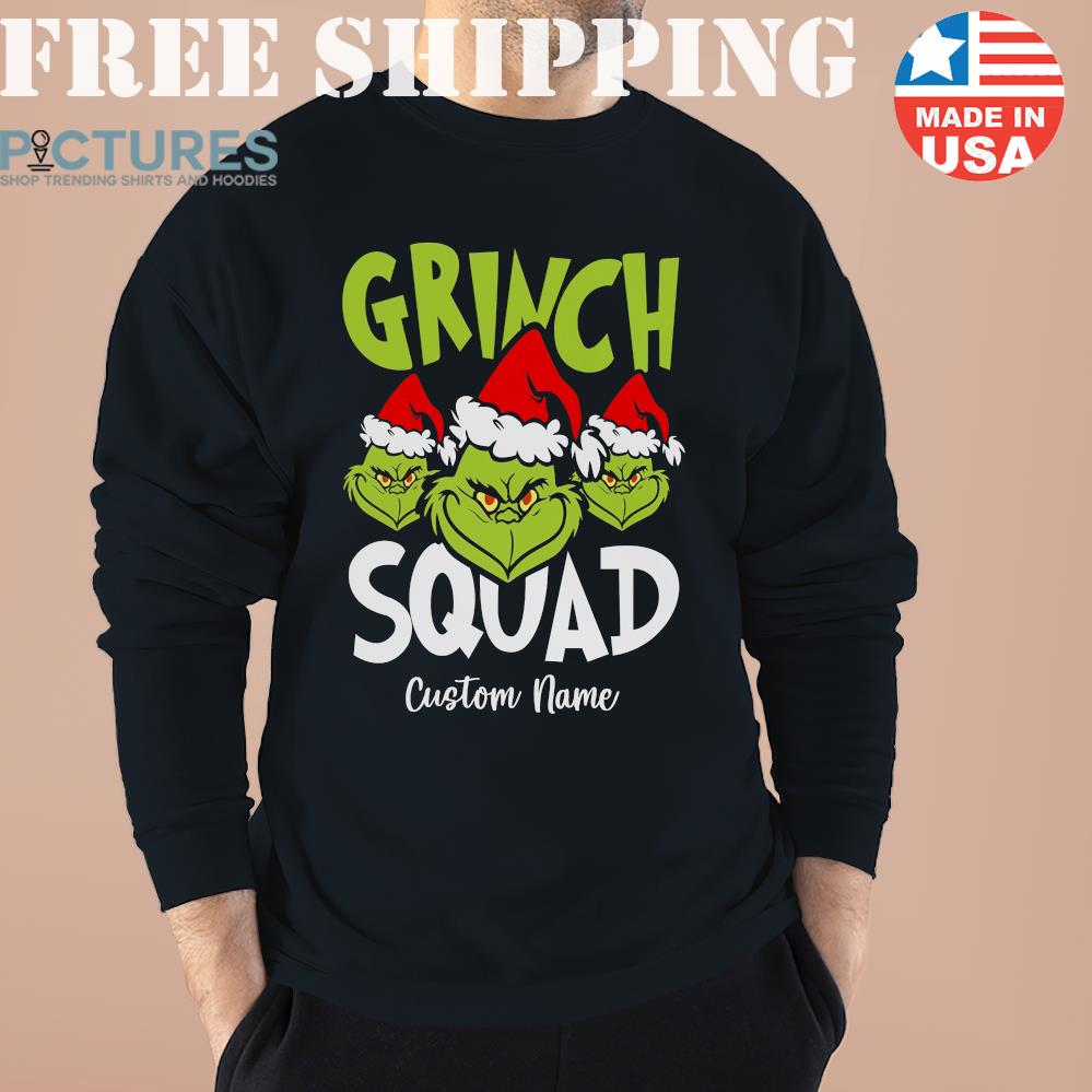 Grinch Hoodie T-shirt Sweatshirt All Over Printed Personalized