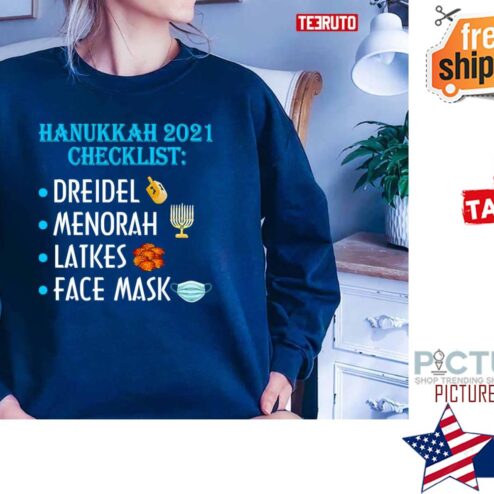 Hanukkah 2021 Checklist Happy Witty Shirt
