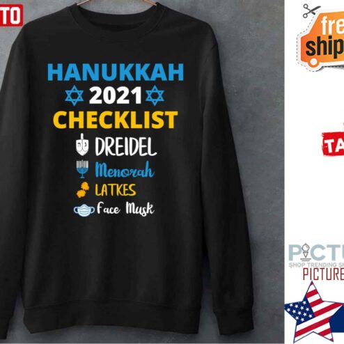 Hanukkah 2021 Checklist Sweater