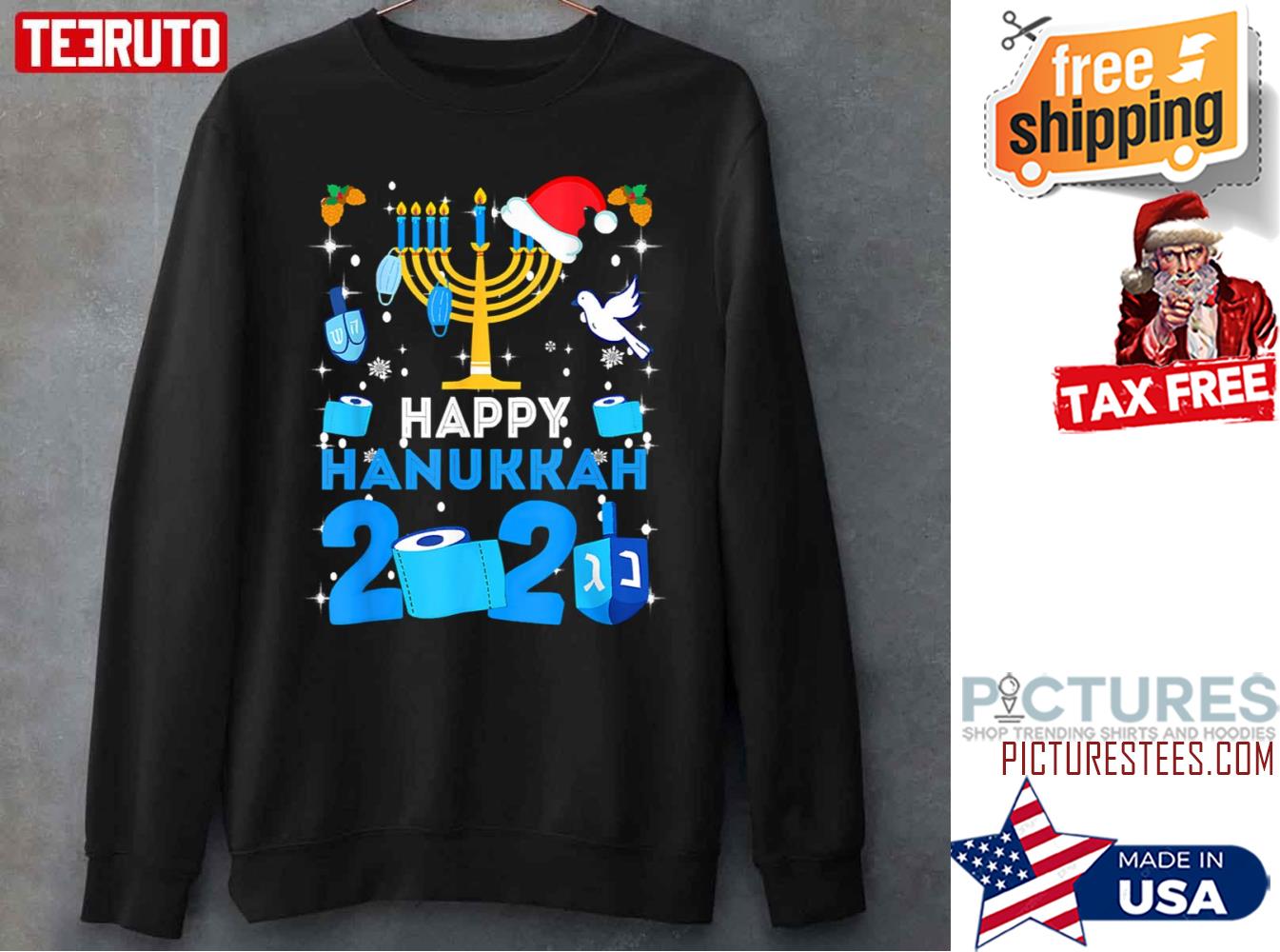Happy Hanukkah 2021 Quarantine Sweater