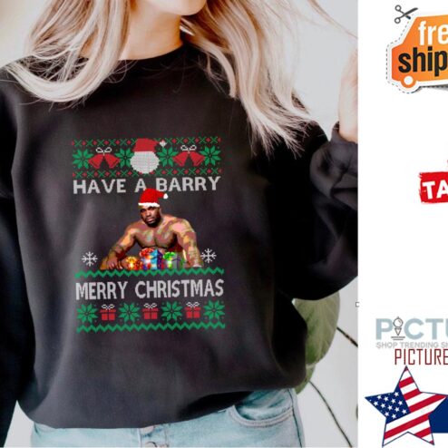 Have A Barry Merry Christmas Ugly Xmas Shirt