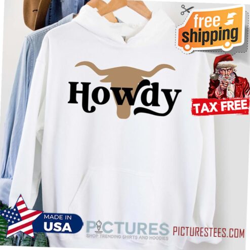 Howdy Hoodie Shirt, Gildan Shirt, Gift for Christmas, Christmas Outfit, Western Shirt, Rodeo Sweatshirt, Christmas Gift