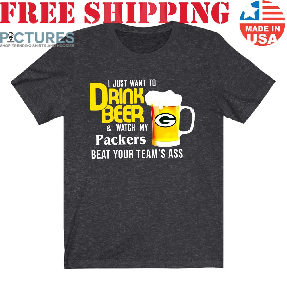 Green Bay Packers Football Makes Me Drink shirt, hoodie, sweater, long  sleeve and tank top