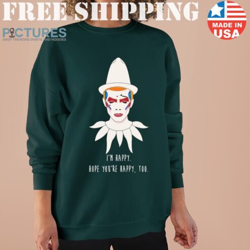 I'm happy hope you're happy too David Bowie Sweater