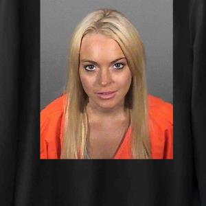 Lindsay lohan hot sale mugshot hoodie