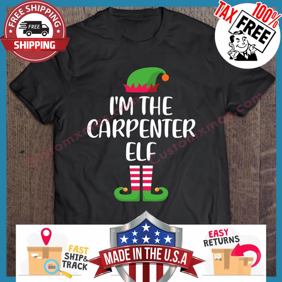 Im Carpenter Elf Christmas sweater