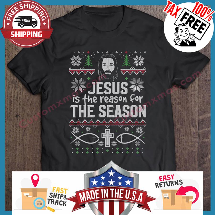 Jesus Is The Reason For The Season Ugly Xmas Christmas sweater