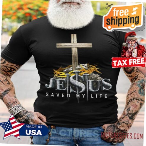 Jesus Saved My Life Classic T-shirt for women