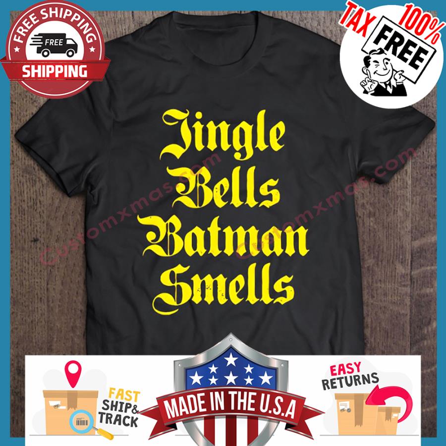 FREE shipping Jingle Bells Batman Smells Christmas sweater, Unisex tee, hoodie, sweater, vneck