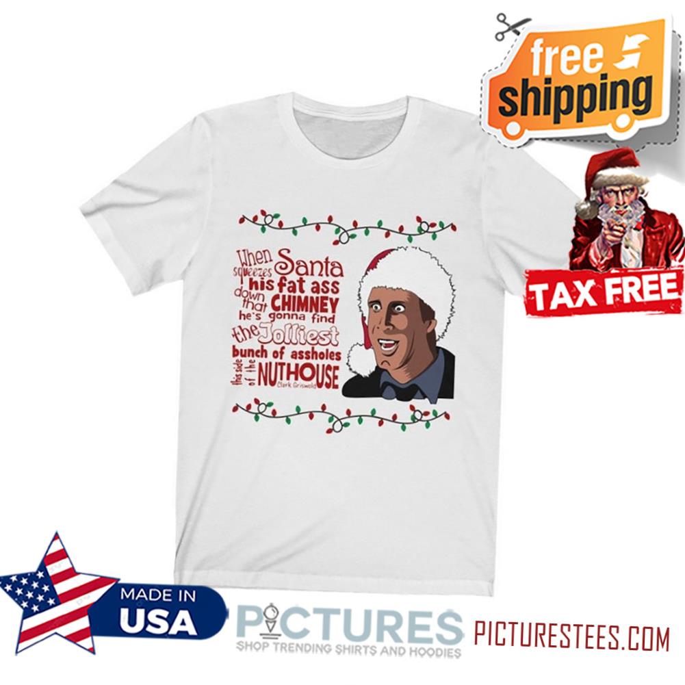 Jolliest Bunch This Side of the Nuthouse, Clark Griswold quote, Funny Xmas T-shirt, Christmas Vacation Gift