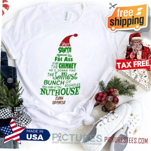 Jolliest Bunch This Side of the Nuthouse, National Lampoon, Christmas Vacation, Clark Griswold Funny Womens T-shirt Gift