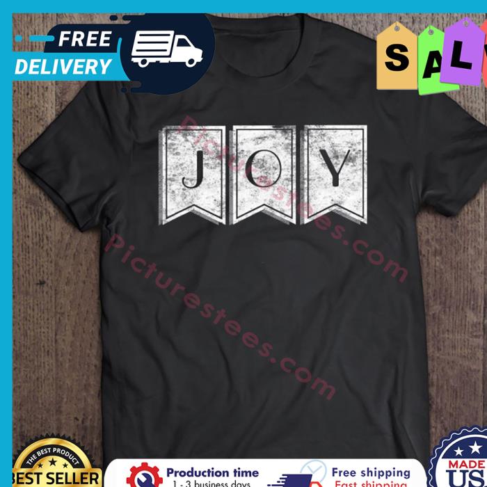 Joy Christmas Banner Vintage shirt