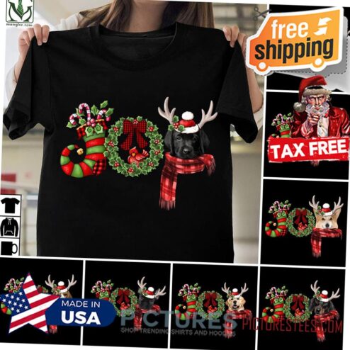 Joy Reindeer Christmas Dog shirt, Customize Dog Breeds Christmas shirt, Dog Christmas Tree shirt, Dog can be changed Christmas shirt