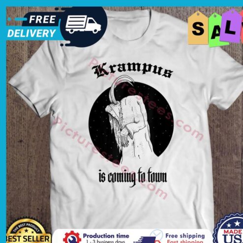 Krampus is coming to town christmas shirt