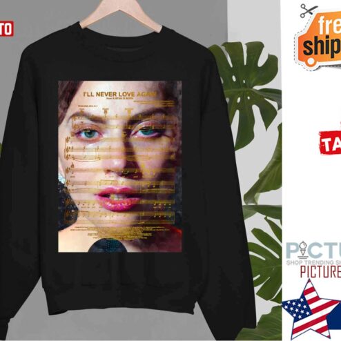 Lady Gaga Never Love Again A Star Is Born Iconic Sweater