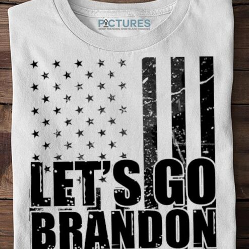 Let's Go Brandon American Flag Vintage Sweater